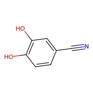 3,4-二羟基苯甲腈 structure