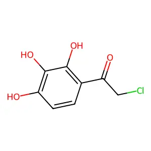 2-氯-1-(2,3,4-三羟基苯基)乙酮 structure