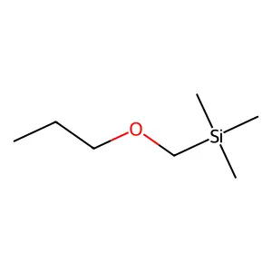 Silane, trimethyl(propoxymethyl)- structure