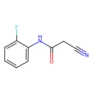 2-cyano-N-(2-fluorophenyl)acetamide structure
