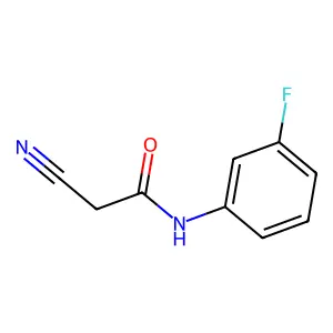 2-Cyano-N-(3-fluorophenyl)acetamide structure