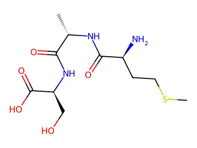 Methionyl-alanyl-serine structure