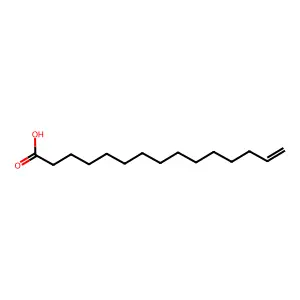 14-Pentadecenoic acid structure
