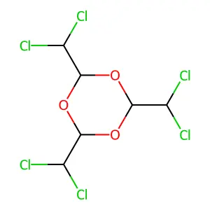 2,4,6-三(二氯甲基)-1,3,5-三噁烷 structure