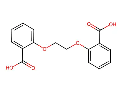 2-[2-(2-Carboxyphenoxy)ethoxy]benzoic acid structure