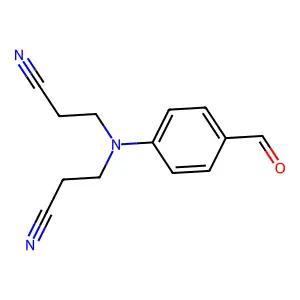 3,3'-[(4-甲酰苯基)亚氨基]二丙腈 structure