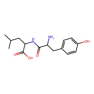 L-酪氨酰-L-亮氨酸 structure