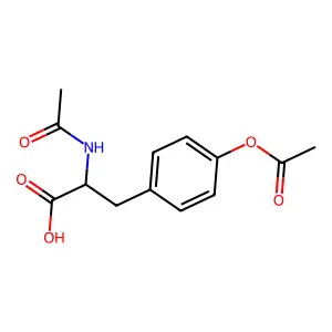 N,O-二乙酰基-L-酪氨酸 structure