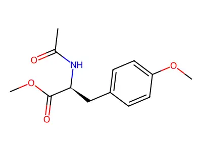 Methyl 2-acetamido-3-(4-methoxyphenyl)propanoate structure
