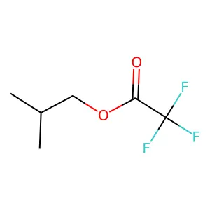 Isobutyl trifluoroacetate structure