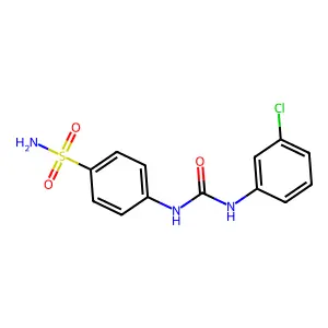 4-(3-(3-Chlorophenyl)ureido)benzenesulfonamide structure