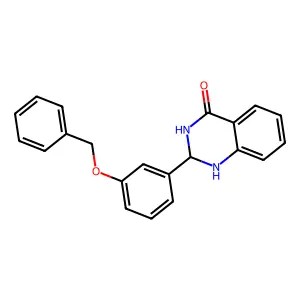 2-(3-(Benzyloxy)phenyl)-2,3-dihydroquinazolin-4(1H)-one structure