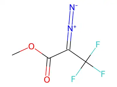 2-Diazonio-3,3,3-trifluoro-1-methoxyprop-1-en-1-olate structure