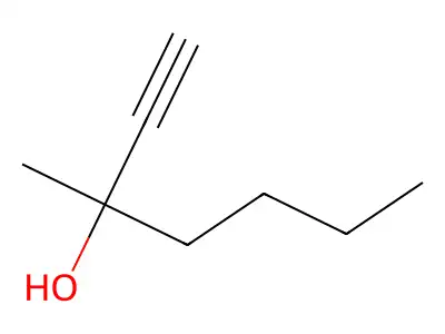 3-Methylhept-1-yn-3-ol structure