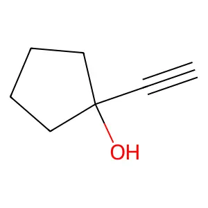 1-乙炔基环戊醇 structure