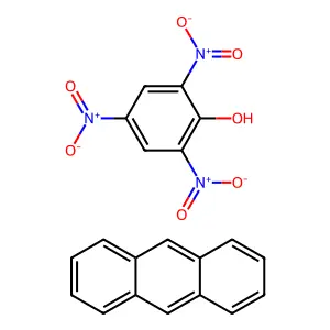 2,4,6-Trinitrophenol--anthracene (1/1) structure