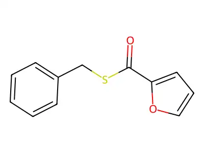 2-Furancarbothioic acid, S-(phenylmethyl) ester structure