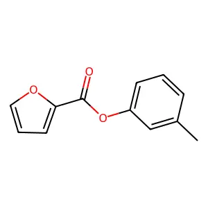 2-Furoic acid, 3-methylphenyl ester structure