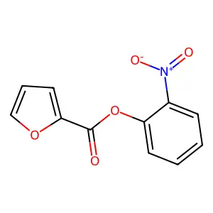 2-Nitrophenyl furan-2-carboxylate structure