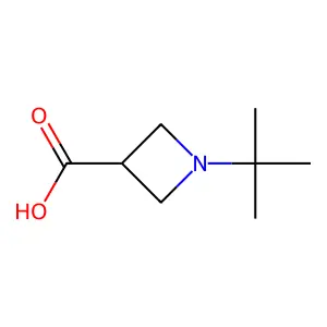 1-Tert-butylazetidine-3-carboxylic acid structure