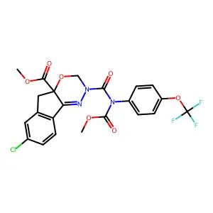 Indoxacarb structure