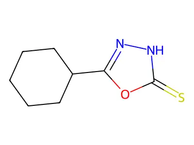 5-Cyclohexyl-1,3,4-oxadiazole-2-thiol structure