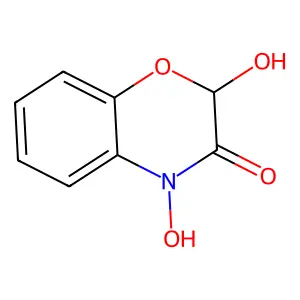 2,4-Dihydroxy-1,4-Benzoxazin-3-One structure