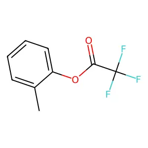 Acetic acid, trifluoro-, o-tolyl ester structure