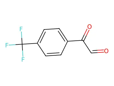 2,2-Dihydroxy-1-[4-(trifluoromethyl)phenyl]ethanone structure