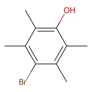 4-Bromo-2,3,5,6-tetramethylphenol structure