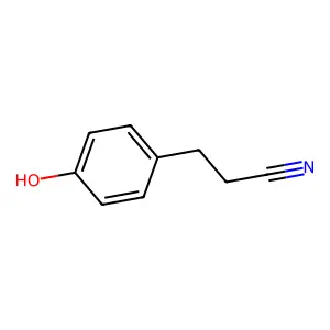 3-(对羟基苯基)丙腈 structure
