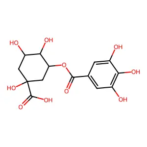 茶没食子素 structure