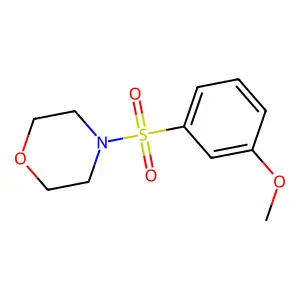 4-(3-Methoxyphenylsulfonyl)morpholine structure