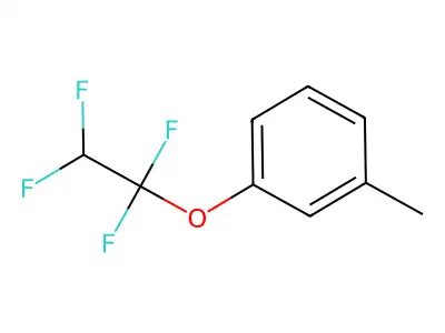 Benzene, 1-methyl-3-(1,1,2,2-tetrafluoroethoxy)- structure
