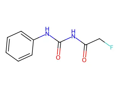 Urea, 1-(fluoroacetyl)-3-phenyl- structure