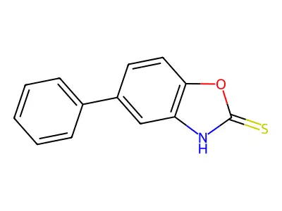 5-Phenyl-2(3H)-benzoxazolethione structure