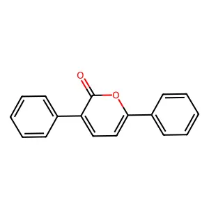 3,6-Diphenyl-2H-pyran-2-one structure