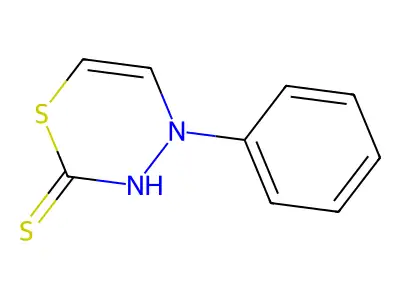 4-Phenyl-4H-1,3,4-thiadiazine-2(3H)-thione structure