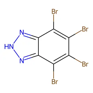 4,5,6,7-四溴苯并三唑 structure