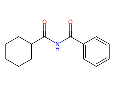 Benzamide, N-(cyclohexylcarbonyl)- structure