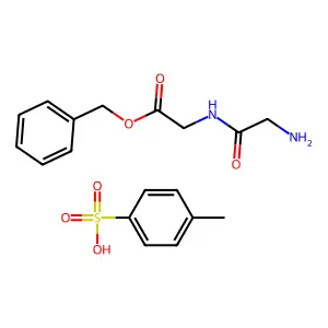 Glycylglycine benzyl ester p-toluenesulfonate structure