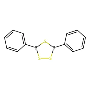 3,5-Diphenyl-1,2,4,3,5-trithiadiborolane structure