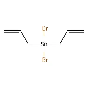 Dibromodi-2-propen-1-ylstannane structure