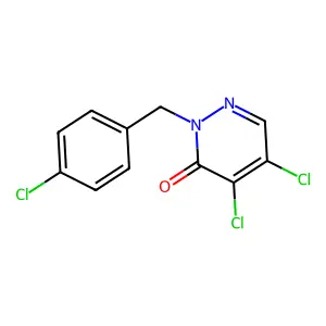 4,5-Dichloro-2-[(4-chlorophenyl)methyl]-3(2H)-pyridazinone structure