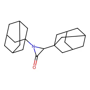 2-Aziridinone, 1,3-di-1-adamantyl- structure