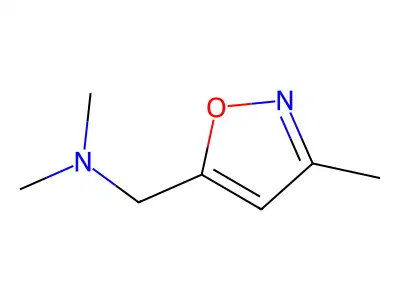 N,N-dimethyl-1-(3-methyl-1,2-oxazol-5-yl)methanamine structure