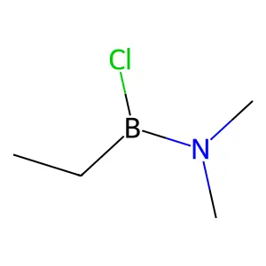 Chloro(dimethylamino)ethylborane structure