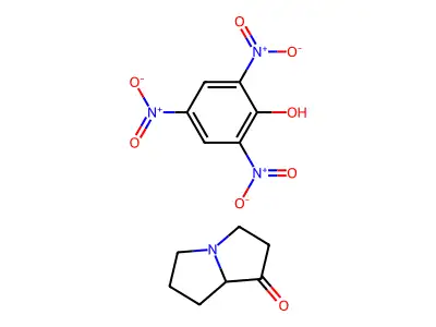 2,3,5,6,7,8-Hexahydropyrrolizin-1-one;2,4,6-trinitrophenol structure