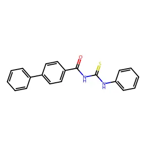 4-phenyl-N-(phenylcarbamothioyl)benzamide structure