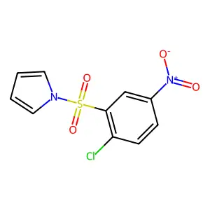 1-[(2-Chloro-5-nitrophenyl)sulfonyl]-1H-pyrrole structure